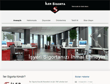 Tablet Screenshot of ilersigorta.com
